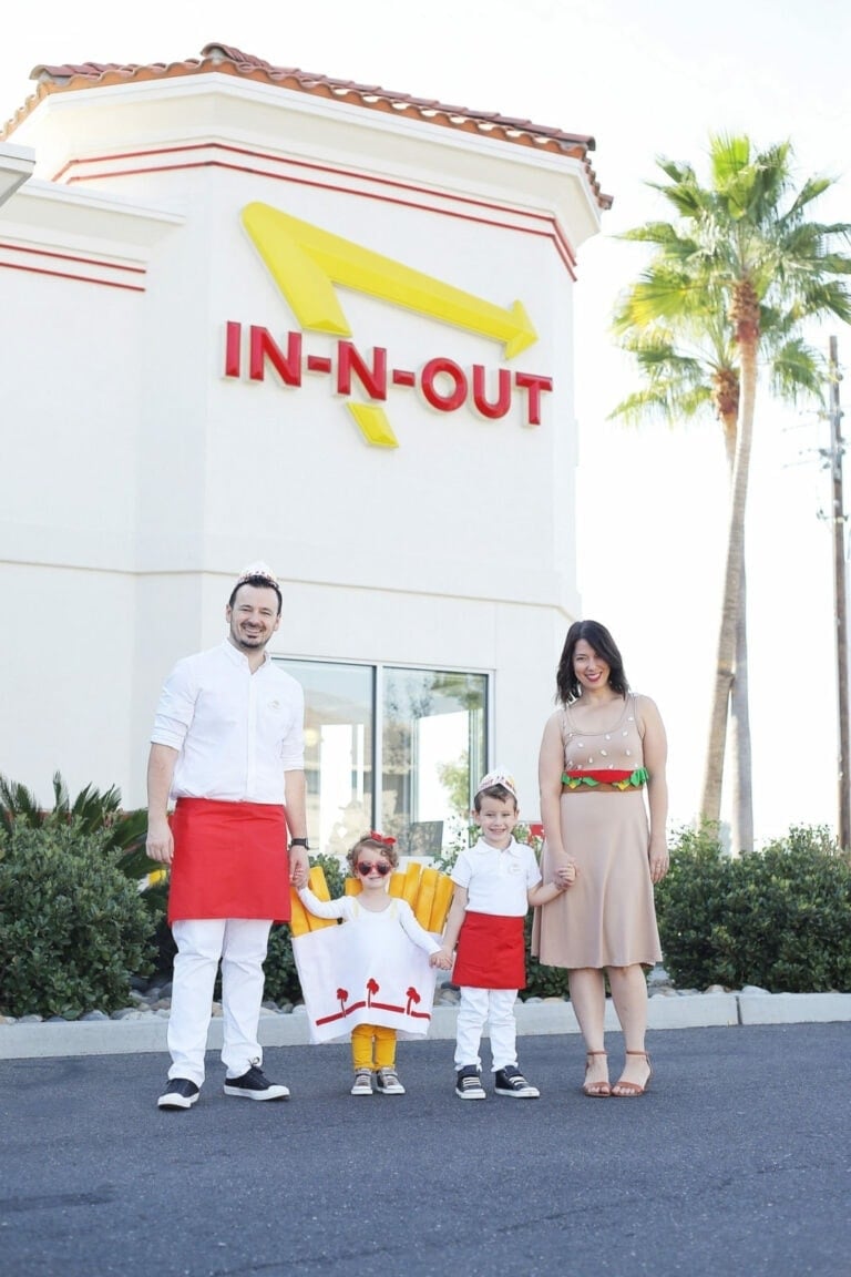 How to make a family In-N-Out costume