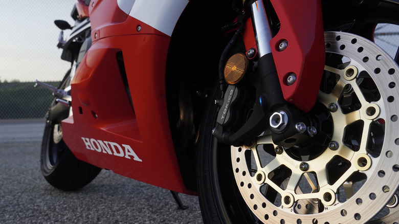 2024 Honda CBR600RR front brake and fairings detail