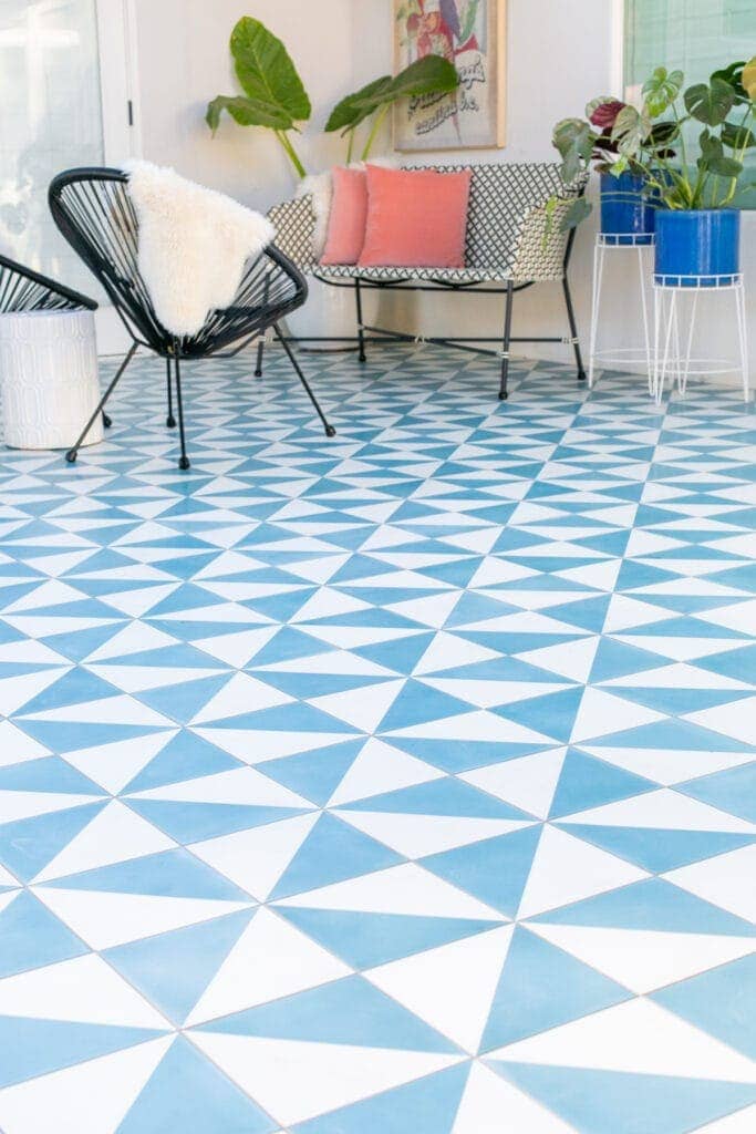 outdoor tile patio