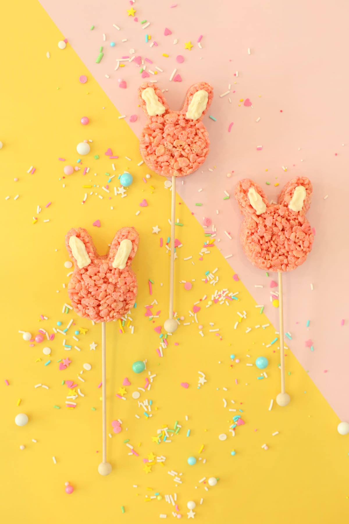 How to make bunny Rice Krispies Treats for Easter