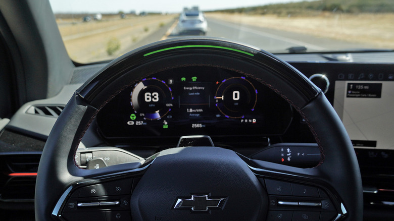 Chevrolet Silverado EV Super Cruise activated