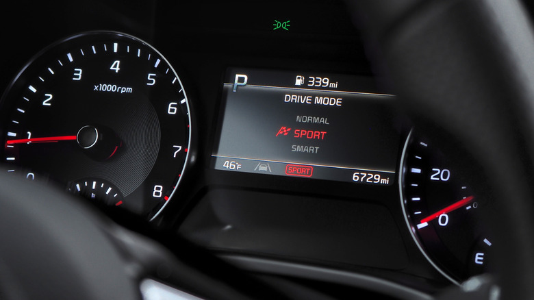 2024 Kia Forte GT sport mode UI