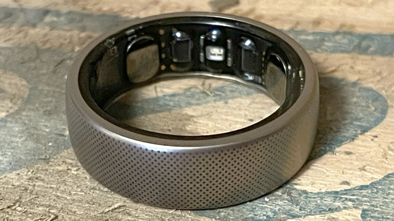 View of the Helio Ring showing the sensors along the inside.