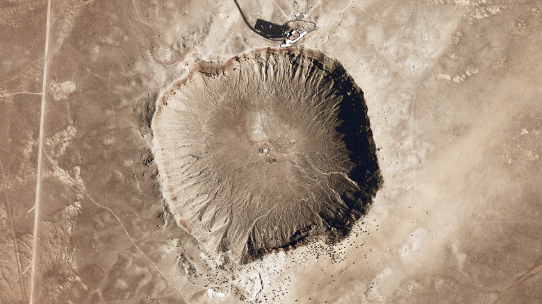 Meteor crater in Arizona