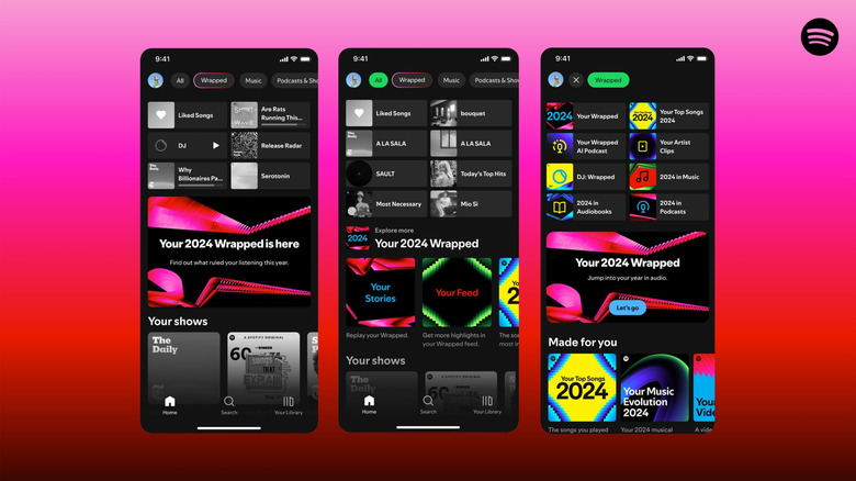 Viewing 2024 Spotify Wrapped on phone