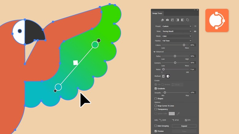 Adobe Illustrator Image Trace