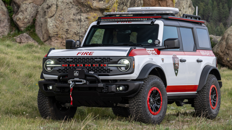 Ford Bronco Badlands Sasquatch fire rig