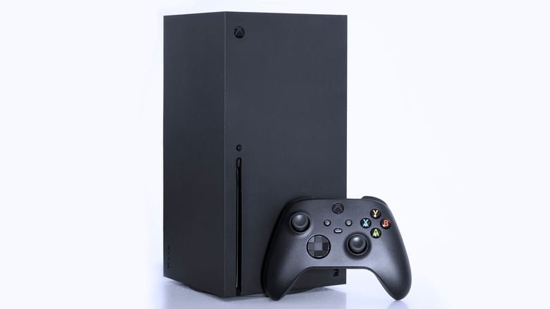 Xbox Series X with controller