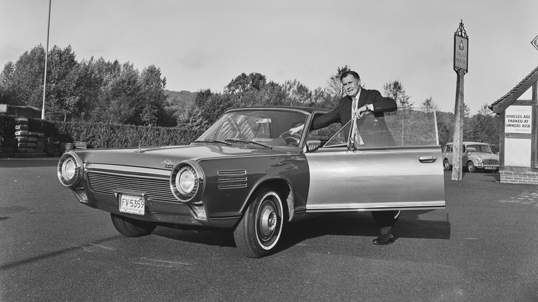 chrysler turbine car vintage photograph