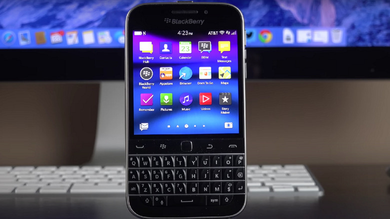 BlackBerry Classic on display