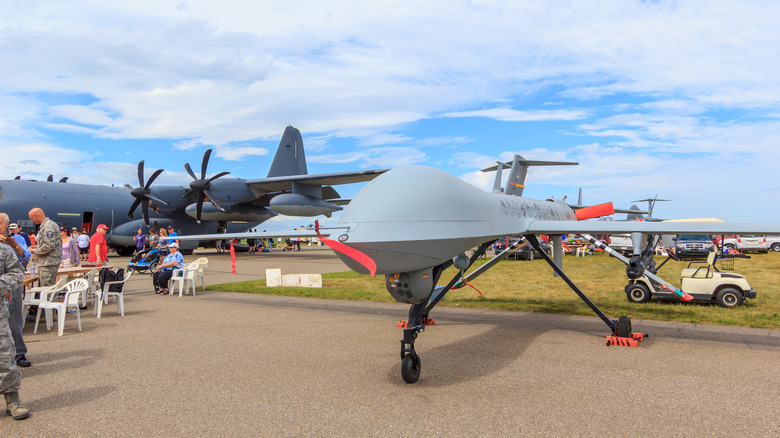 MQ-1 Predator drone at show