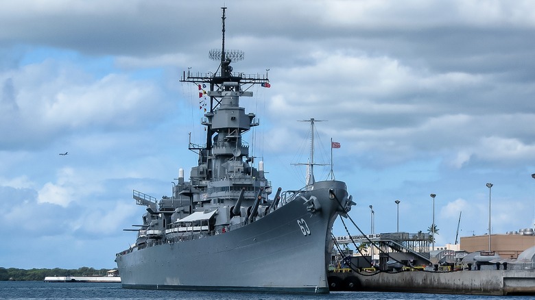 The Yamato at sea