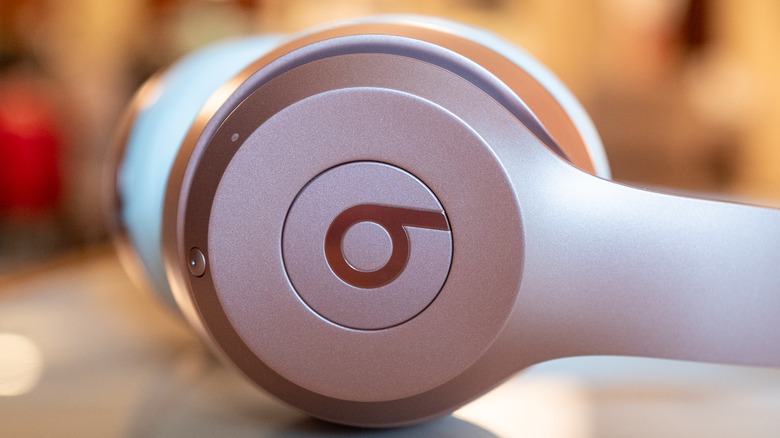 Rose gold Beats headphones