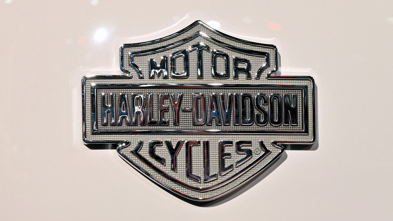 Harley Davidson fuel tank logo decal