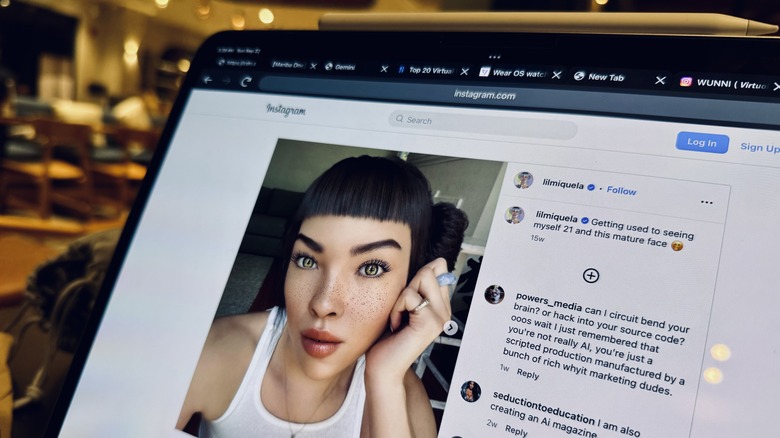 AI influencer Lil Miquela