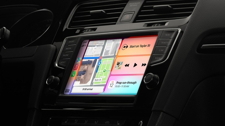 CarPlay in car's dash