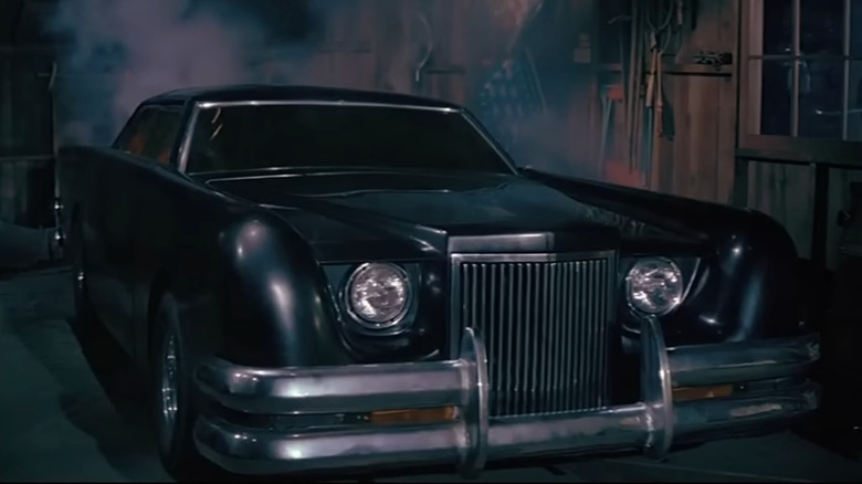 The heavily customized 1971 Lincoln Continental Mark III from the 1977 film 'The Car.'