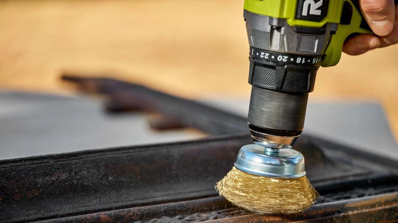 Ryobi wire wheel on power drill