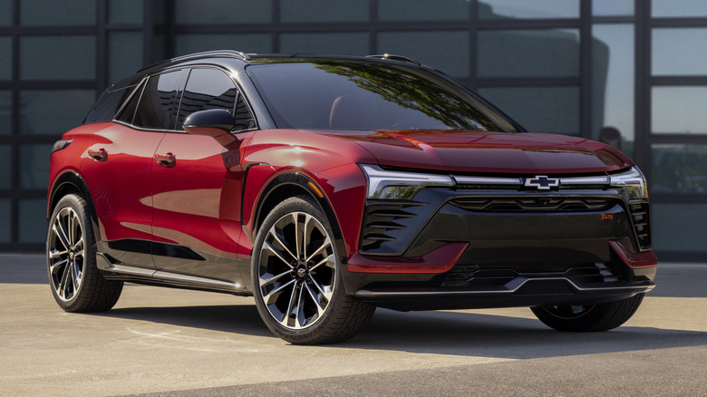 2024 Chevy Blazer EV front 3/4 shot