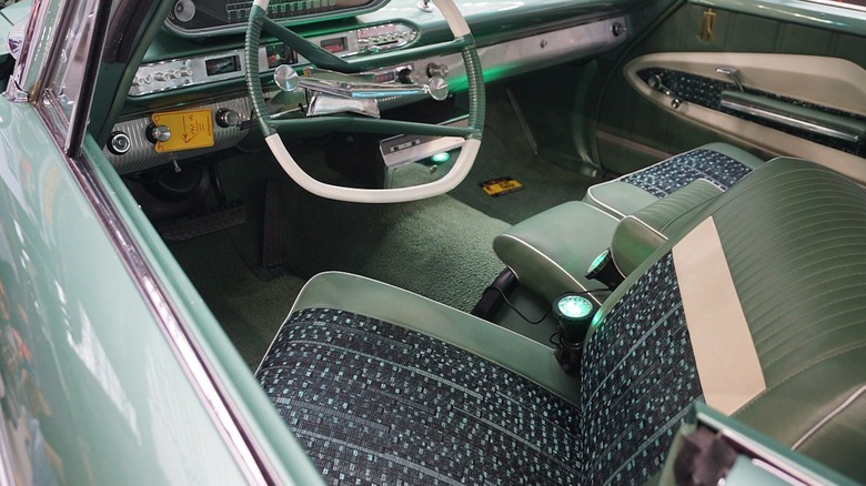 Interior of a 1960 Plymouth Fury