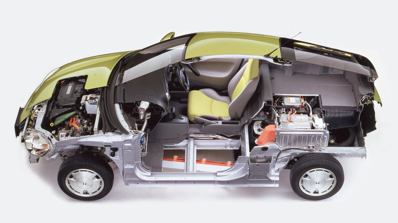 Honda Insight 1999 cutaway