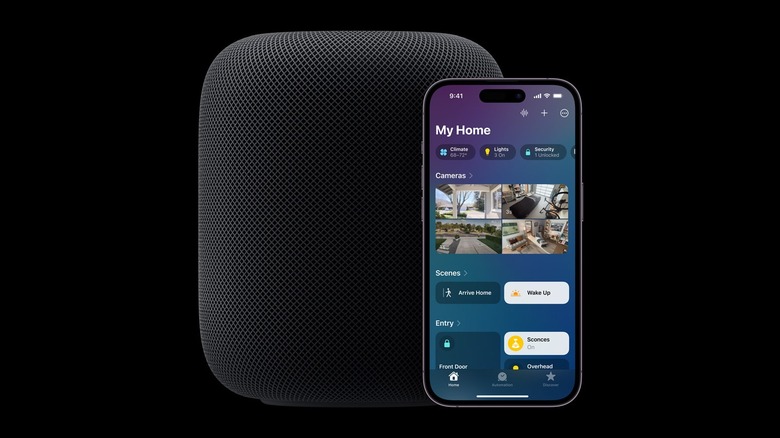 Apple HomePod with iPhone