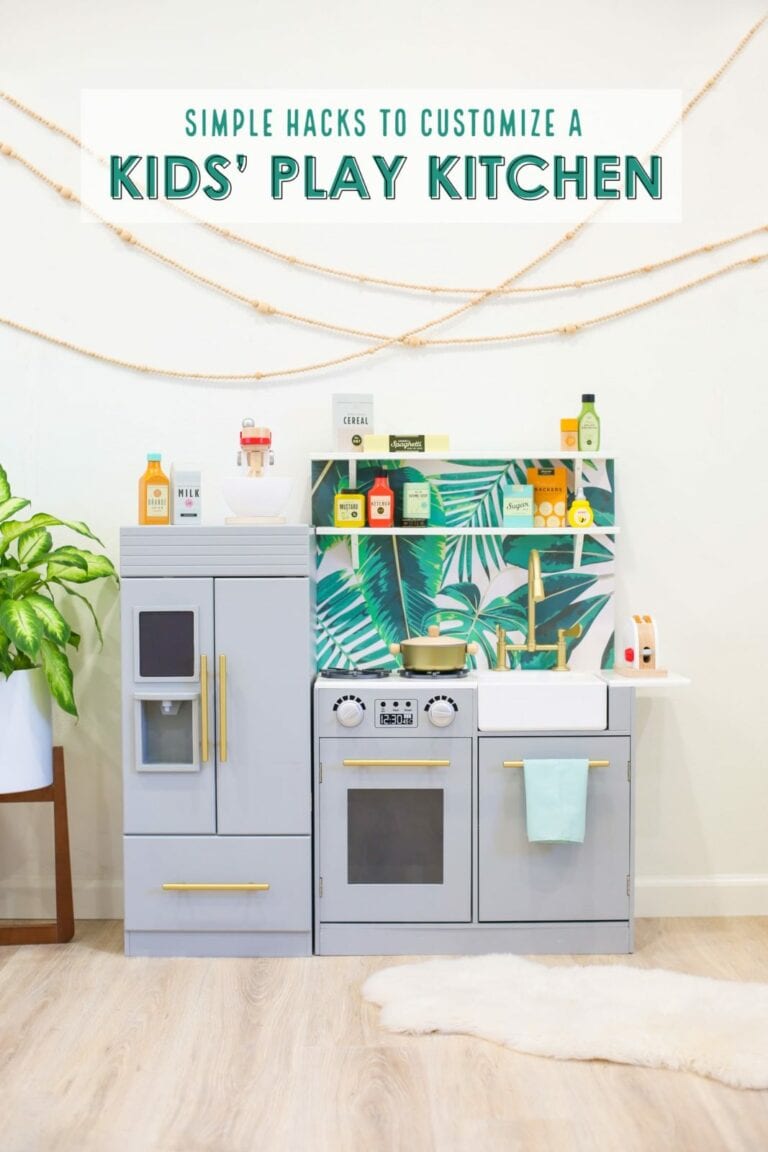 How to hack and customize a diy kids' play kitchen