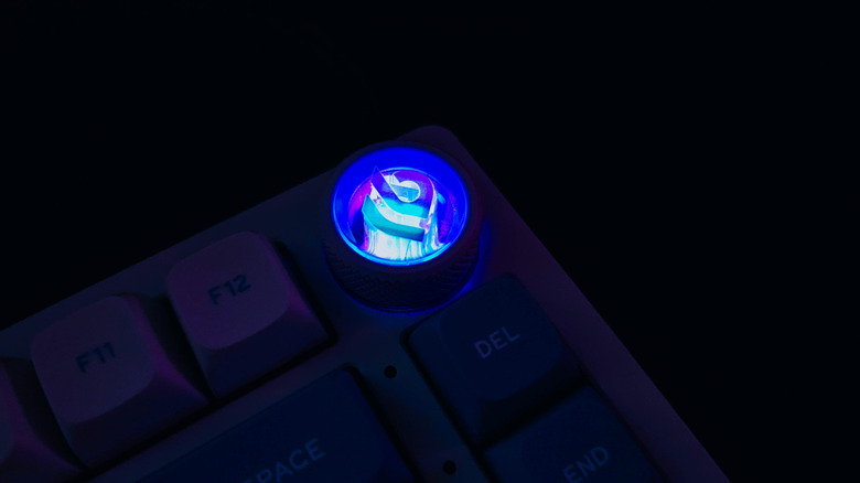 RGB lit knob on LeoBog Hi75