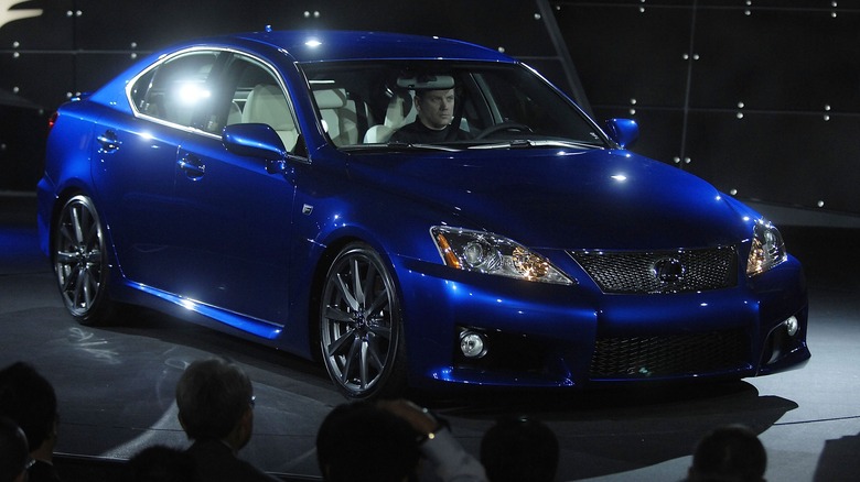 Blue Lexus IS-F