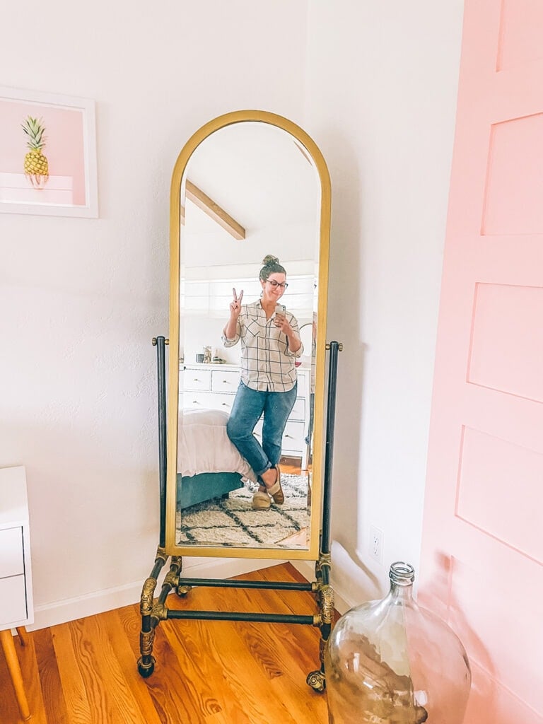 modern floor mirror