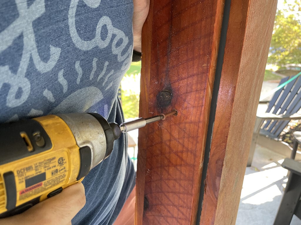 wrapping front porch posts