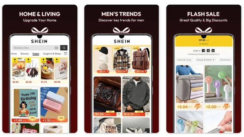 Screenshot of Shein app in Google Play store