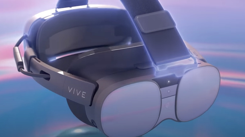 Digital overview of the HTC Vive XR Elite Virtual Reality Headset