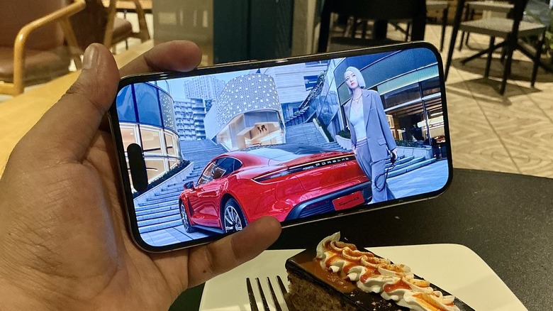 Virtual influencer in Porsche ad