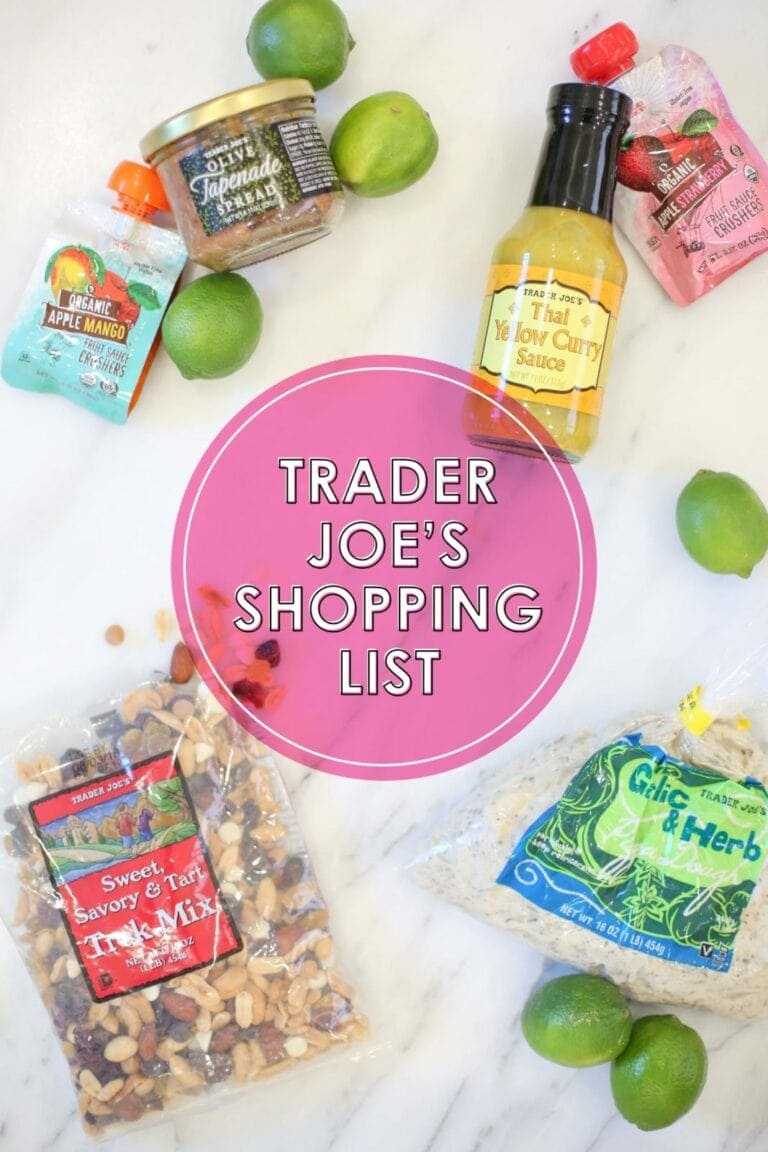 Trader Joe's shopping list