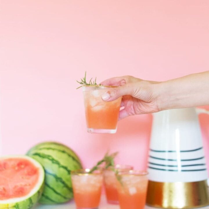Rosemary Watermelon Cocktail Recipe