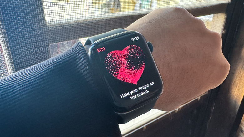 ECG function on Apple Watch.