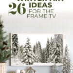 winter frame tv art
