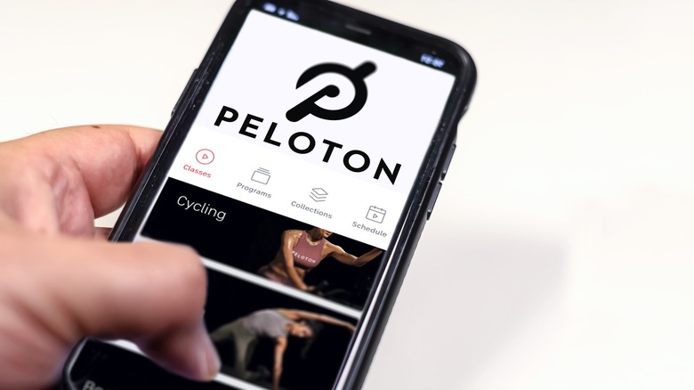 peloton app on phone